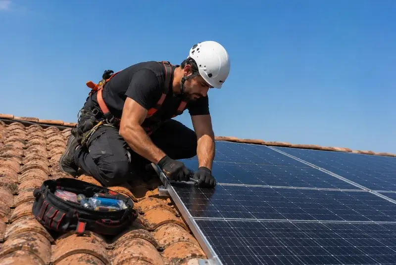Maintenance et monitoring de panneaux solaires à Dingsheim
